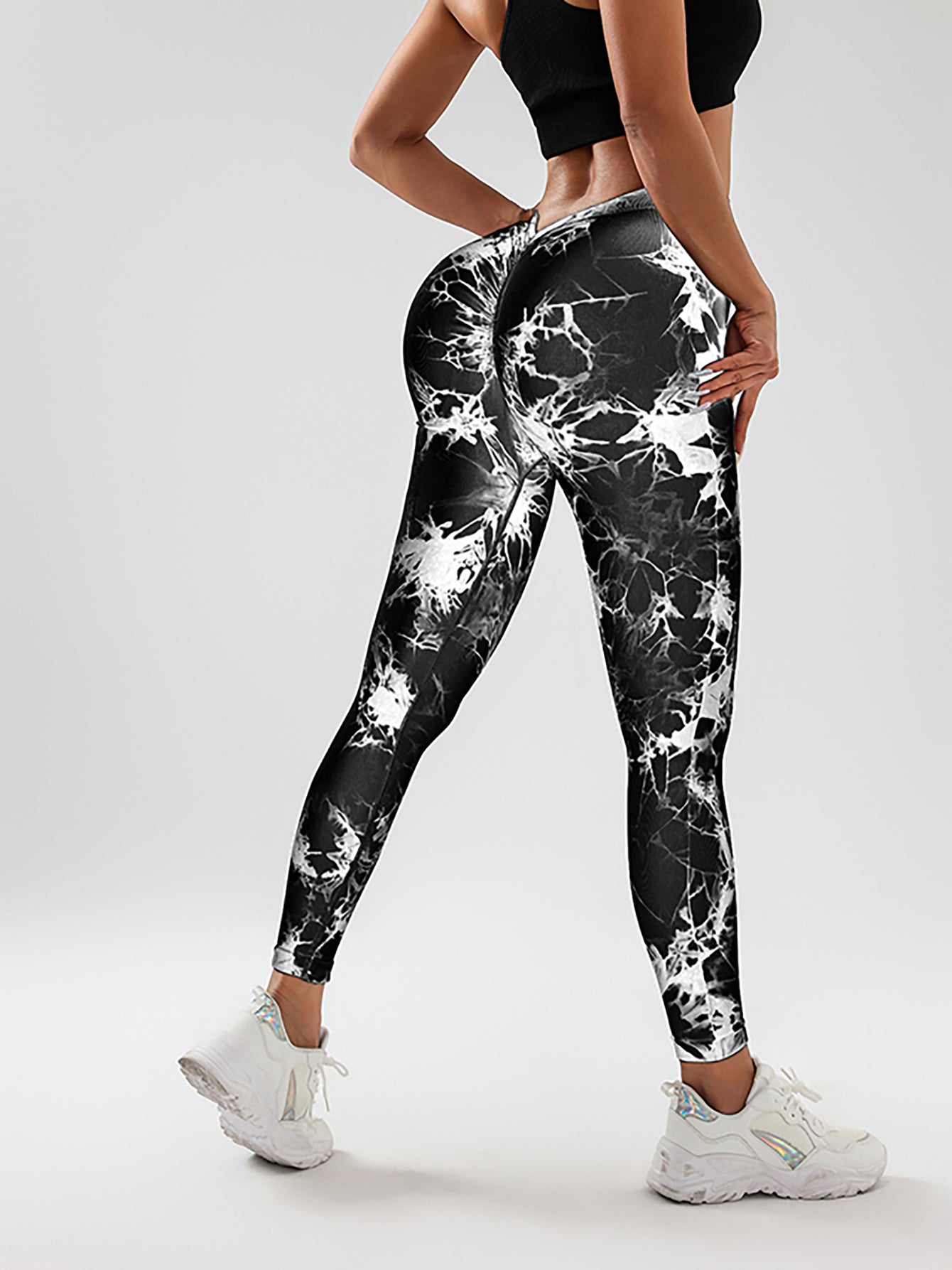 4 Pack Women's Scrunch High Waisted Workout Leggings