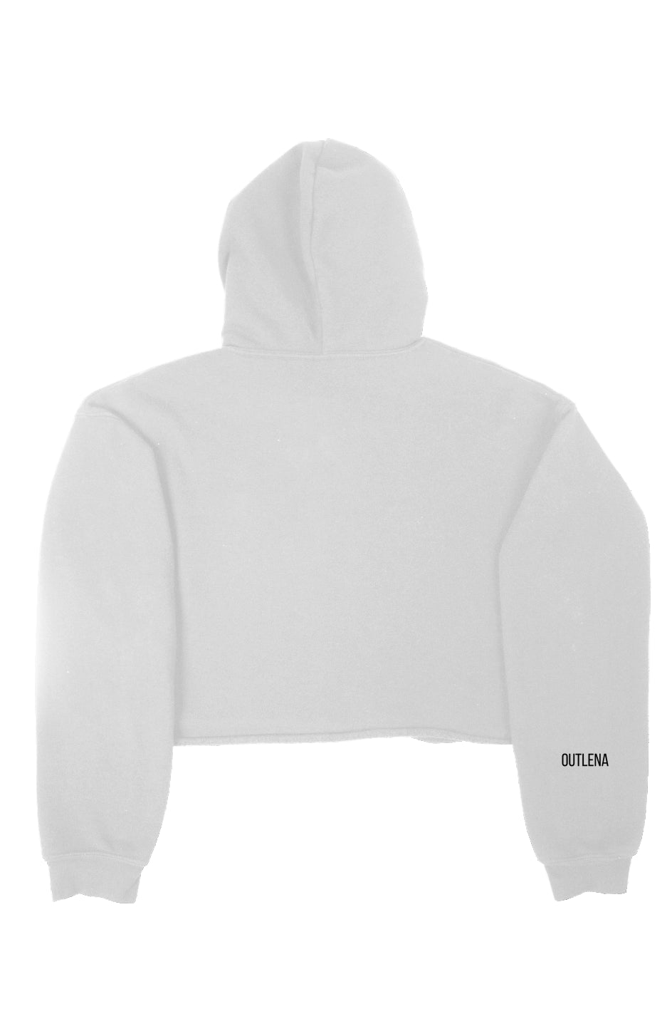 crop fleece hoodie