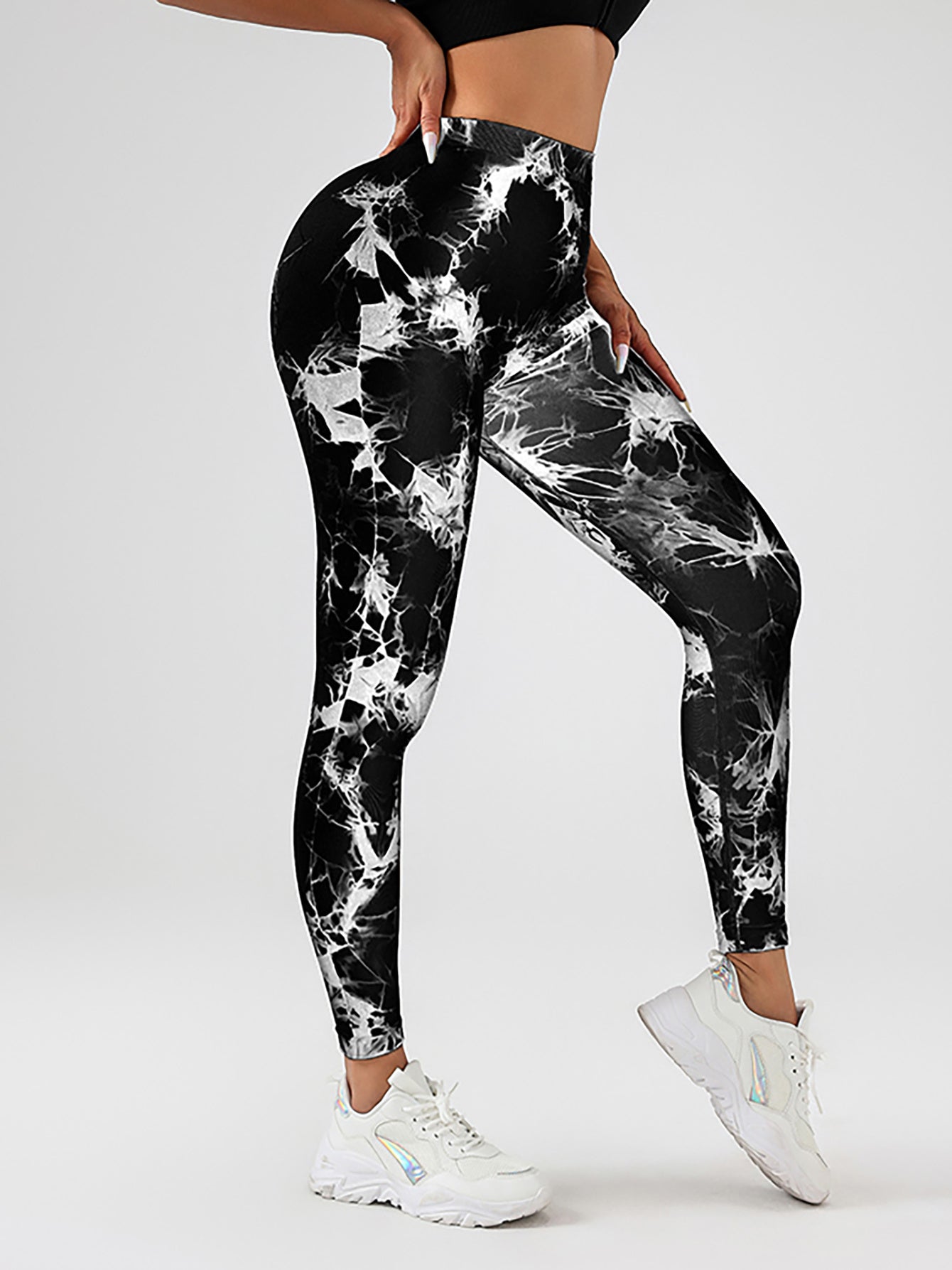 4 Pack Women's Scrunch High Waisted Workout Leggings