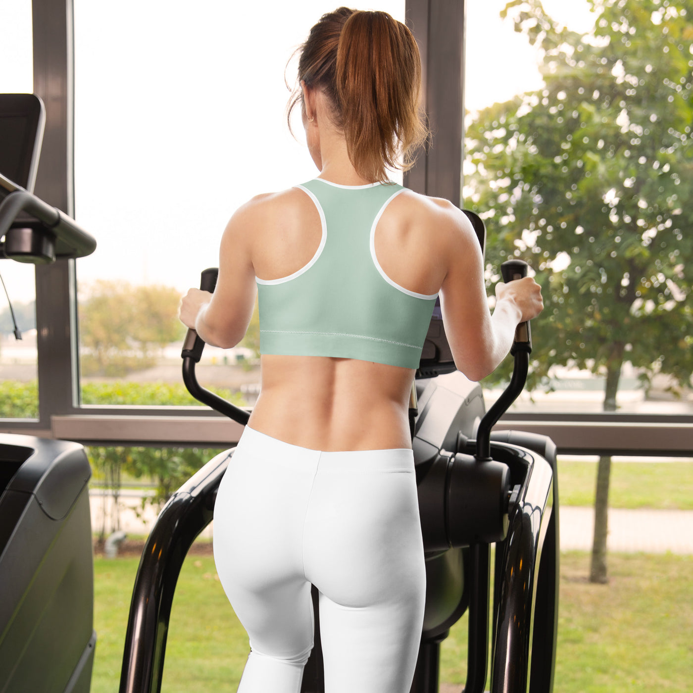 Elevate Padded Sports Bra – Soft Mint