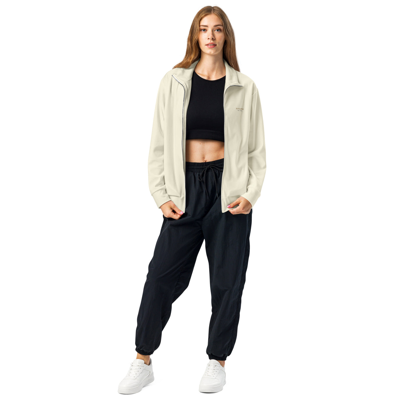 OUTLENA Signature Track Jacket — Dust