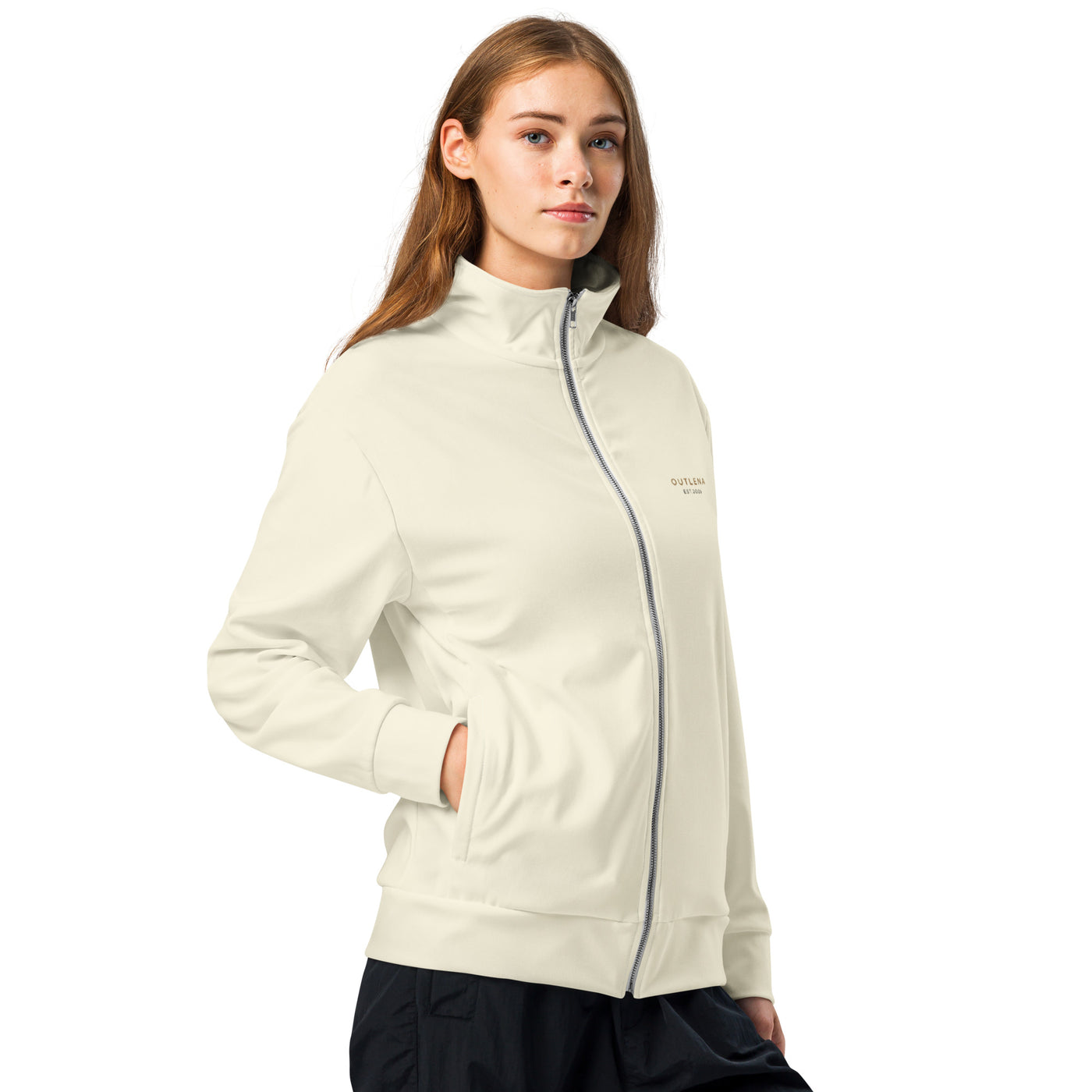 OUTLENA Signature Track Jacket — Dust