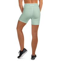 Biker Shorts – Soft Mint, on model back