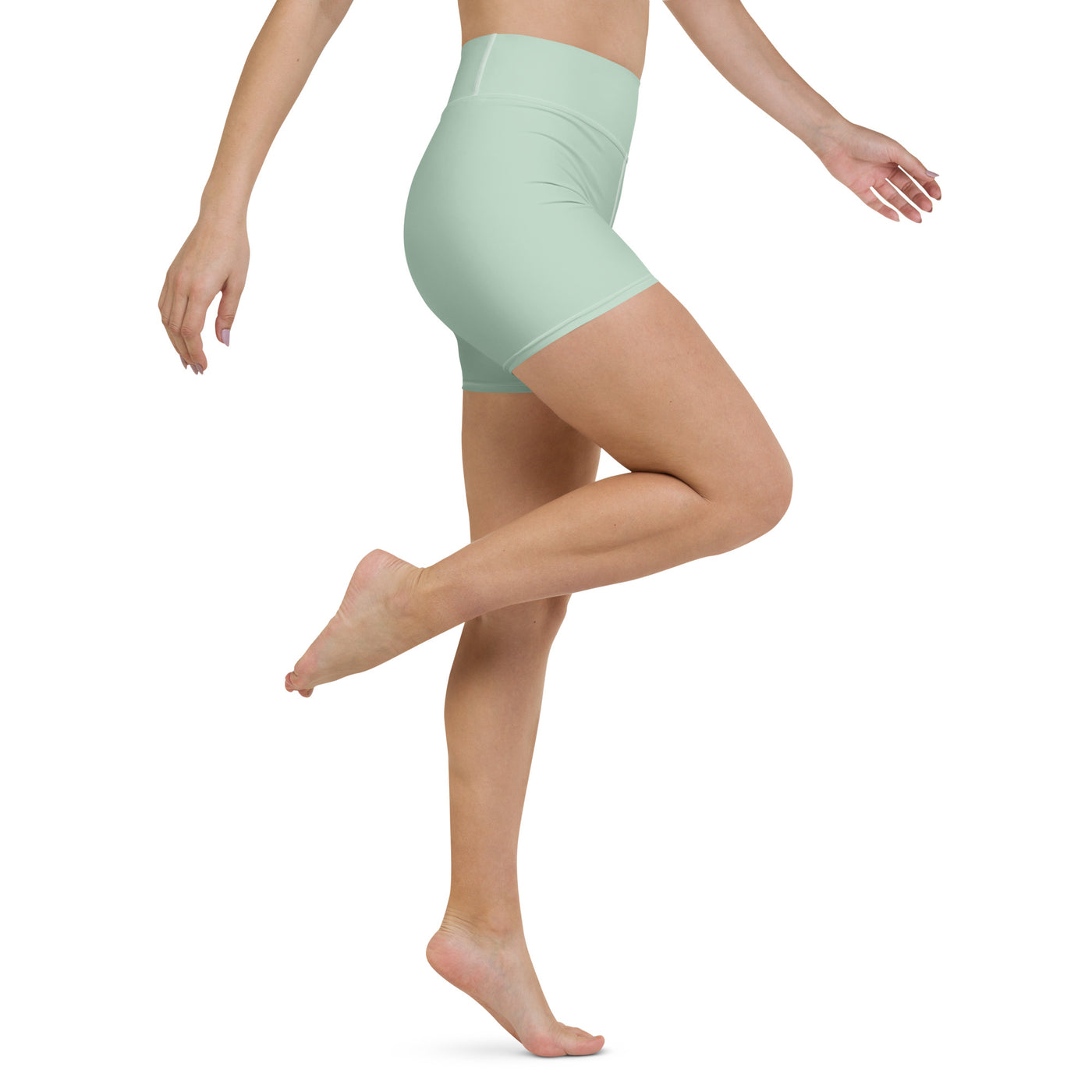 Sculpt Recycled Biker Shorts – Soft Mint