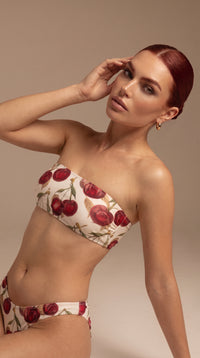 Dolce Cherry Bandeau Bikini - studio