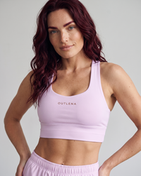 Elevate Recycled Longline Bra – Lilac