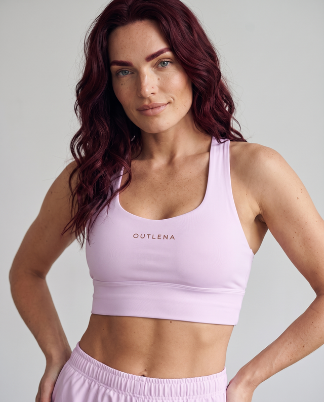 Elevate Recycled Longline Bra – Lilac