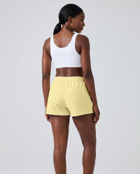 Breeze Recycled Running Shorts – Butter Yellow