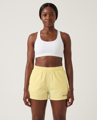 Breeze Recycled Running Shorts – Butter Yellow